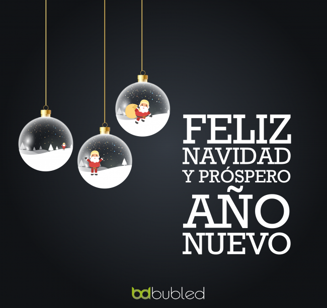 Feliz Navidad y próspero año nuevo bubled